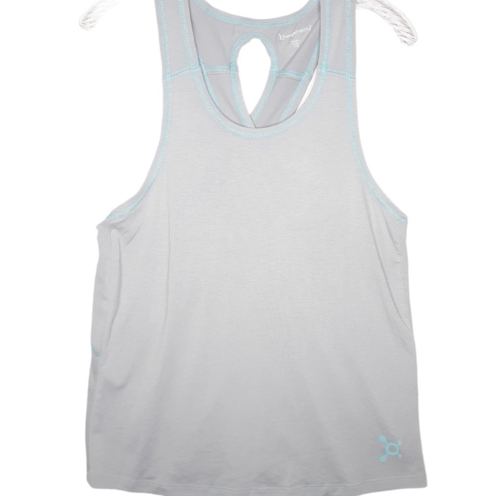 Orangetheory light grey tank